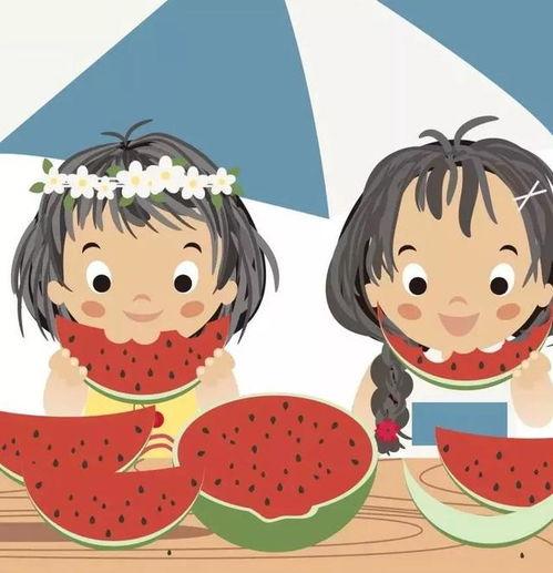 卡通小猪吃瓜头像女,萌趣横生的形象魅力